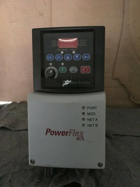 Allen Bradley PowerFlex40 CAT: 22B-D6P0N104 SERIES A 3HP SN