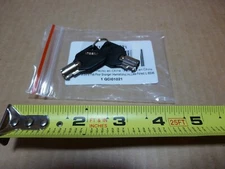 (2) Replacement #1221 Tubular Keys for Westward Tool Chest Toolbox 34F7 Series