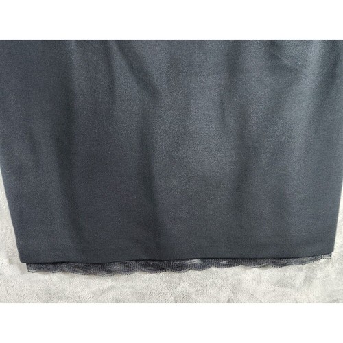 Trina Turk Los Angeles Black Womens Dress Size 6 Beading Lace Cocktail Whimsy - Picture 8 of 11