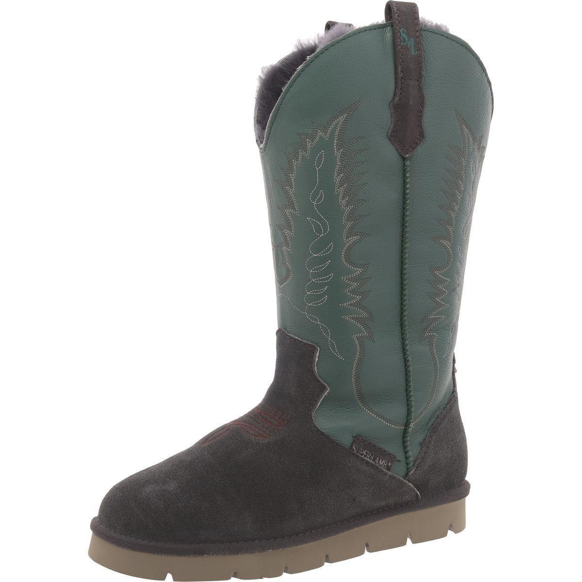 Зимние сапоги Superlamb Womens Cow Girl Green 11 узкие AAN BHFO 6169 5590₽