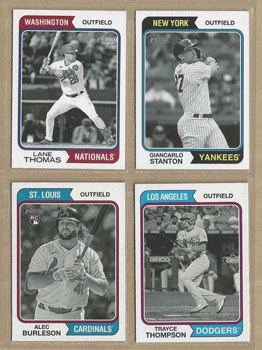 2023 TOPPS HERITAGE BLACK & WHITE IMAGE VARIATION - PICK ANY YOU WANT - Picture 4 of 21