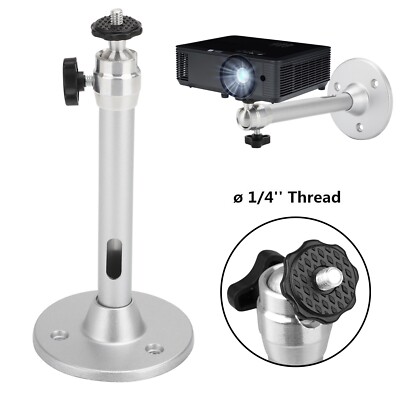Universal Projector Wall Ceiling Mount Hanger 360°Rotatable Head with Length 7.0