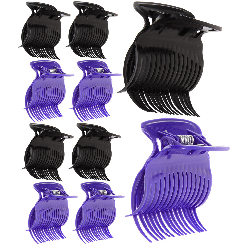 12pcs Hot Roller Clips Hair Curler Claw Clips Women Hair Section Styling  Tools