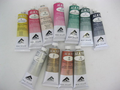 Professional Artist Quality FERRARIO ALKYD EXTRA-FINE Paint 60ml Choose Y Colour