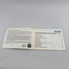 ROBO WARRIOR Nintendo NES gioco originale JALECO 1988 manuale istruzioni libretto