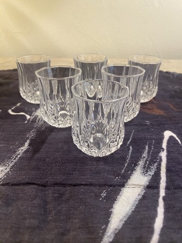 CRISTAL D'ARQUES Set of 6 Shot Glasses France Crystal