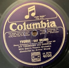 Ivy Tresmand – 78 rpm Columbia 4026: Yvonne-Day Dreams/We Always Disagree