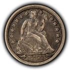 1853 10c Seated Liberty Silver Dime - Arrows - PQ Original XF - SKU-Z6474