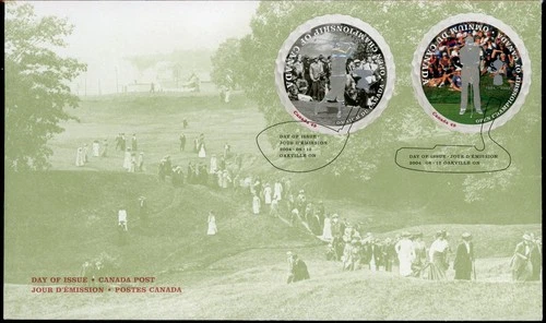 CANADA 2004 GOLFING #2051-52 FIRST DAY COVER !! M63