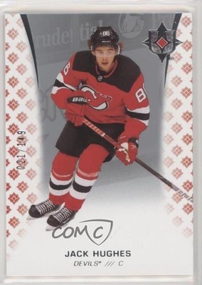 2020-21 Upper Deck Ultimate Collection 21/149 Jack Hughes #68 00d2