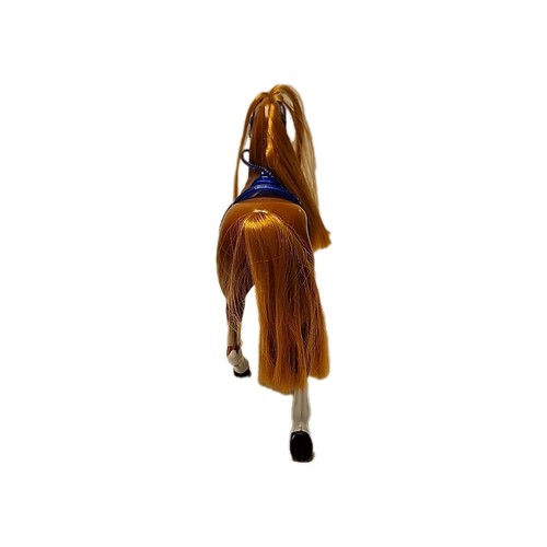 VTG Barbie Horse Sparkle Beauties Blue Diamond Mattel Brown With Purple Saddle - Picture 4 of 8