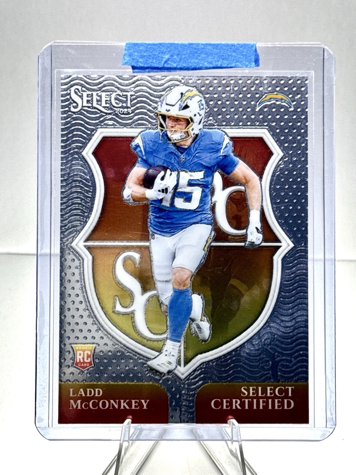 2024 Panini Select Certified Rookie Insert Ladd McConkey Chargers #16