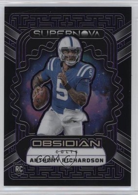 2023 Obsidian Purple Electric Etch 45/75 Anthony Richardson #1 Rookie RC 0w27
