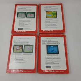 Lot Of 16 Intellivision Games With Boxes (Some Have Manuals & Overlays)