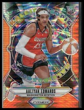 2024 Panini WNBA #6 Aaliyah Edwards Kaleidoscopic Prizms Orange Pulsar #/75