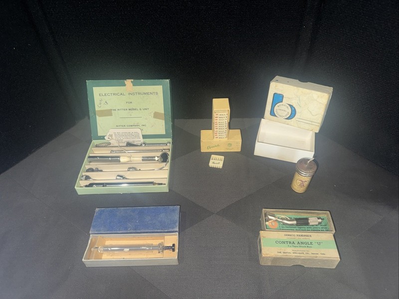 Vintage Dental Medical Tools and Instrument Lot Ritter Busch Densco Ideal NOS