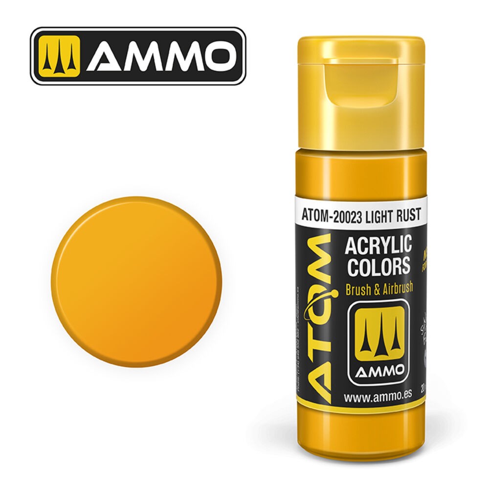 Ammo Mig Atom-20023 - Atom Color Light Rust 20ml - New
