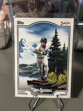 2025 Topps x Bob Ross Baseball Rickey Henderson Base Yankees