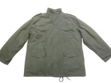Rothco Ultra Force Army Field Coat Mens XL Regular Military  Green Jacket EUC