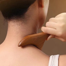 Wooden Gua Sha Massage Tool Trigger Point Therapy Scraper Body Face Neck Care