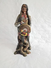 Young's Inc. Native/Indigenous American 9 Inch Statue Vintage