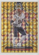 2024 Panini Mosaic Reactive Yellow Mosaic Prizm Sam Hubbard #47 0nr3