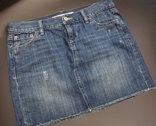 Y2K Old Navy Denim Skirt Size 2 2009 Hyper Feminine Preppy 90s