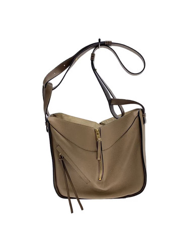 LOEWE 2way hammock small leather shoulder bag Beige