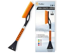 Snow Brush and Ice Scrapers for Car Windshield, 27-Inch Aluminum Snow Scraper...