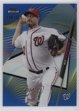 2020 Topps Finest Blue Refractor 140/150 Max Scherzer #78 nd3