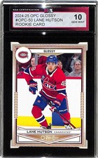 2024-25 OPC #50 Lane Hutson Rookie RC O-Pee-Chee Glossy CANADIENS KSA 10