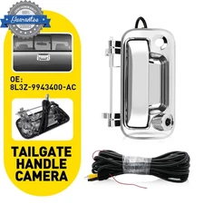 Tailgate Reverse Handle Rear View Backup Camera For Ford F150 F250 F350 F450