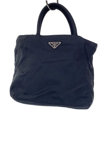 Sac à main PRADA nylon noir solide occasion