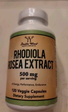 Rhodiola Rosea Extract, 500 mg, 120 Veggie Capsules