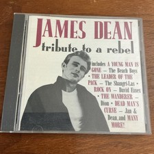“James Dean: Tribute To A Rebel” 1950s 1960s Oldies Rock & Roll Compilation CD