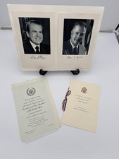 1973 Presidential Inauguration Nixon & Agnew, Ceremonies Invitation & Program