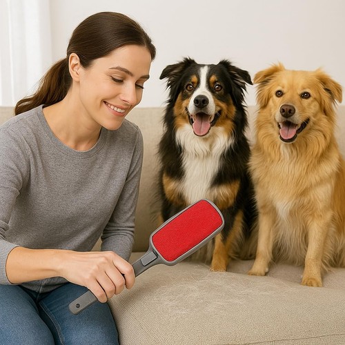 2-Sided Swivel Lint Brush Remover for Clothes, Pet Hair, and Furniture – Effi... - Picture 2 of 9