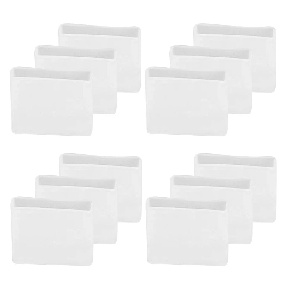  50 pezzi di impugnature in silicone trasparente per grucce, strisce antiscivolo - Immagine 4 di 4