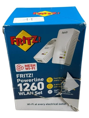 AVM Fritz! Powerline 1260 WLAN Set (20002795) - Sehr Guter Zustand! ✅