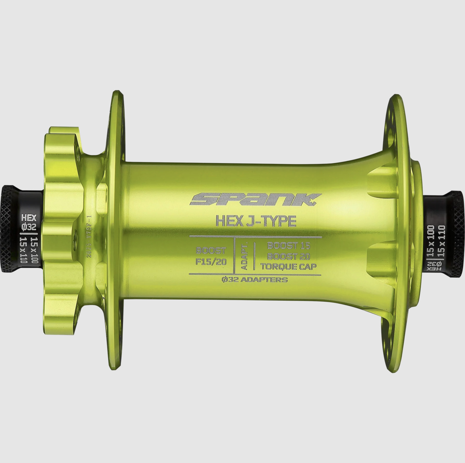 Spank HEX J-TYPE Boost F1520 Front Hub Green Oversized Bearings 24990₽