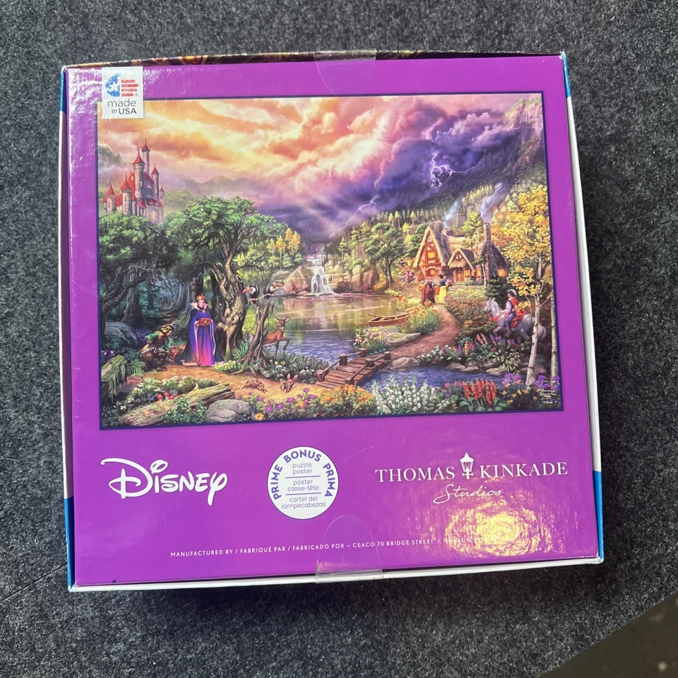 Thomas Kinkade Disney Snow White The Evil Queen 1000 piece Puzzle  - Image 4 of 4