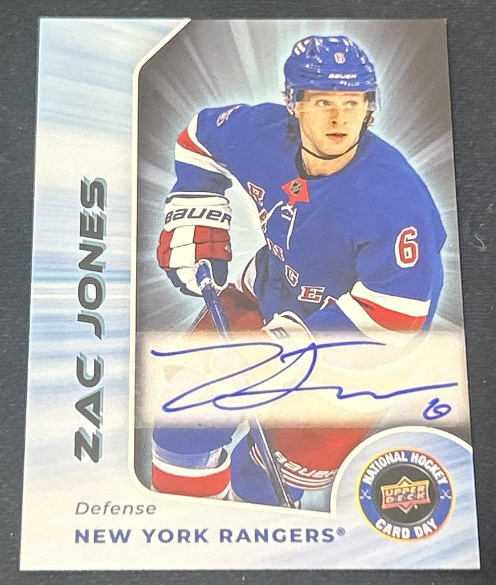 2025 Upper Deck National Hockey Card Day Autograph Zac Jones