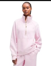Lululemon Scuba Oversized Funnel Neck Half Zip XL/XXL Blissful Pink Gold SOLD