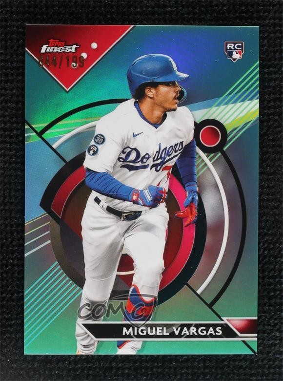 2023 Topps Finest Aqua Refractor 44/199 Miguel Vargas #33 Rookie RC 0wx2