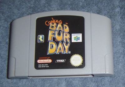 * CONKER'S - BAD FUR DAY* - NINTENDO 64 N64 SPIEL - PAL VERSION - SELTEN