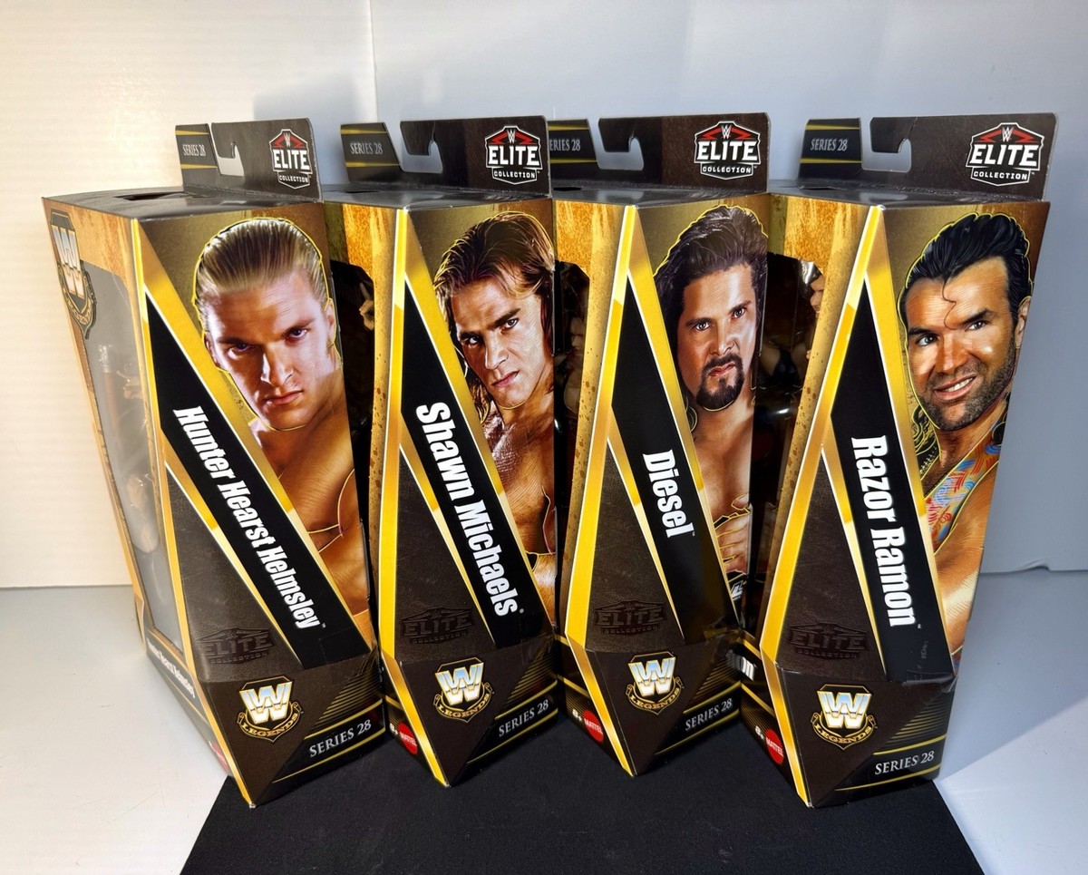 WWE Elite Legends 4pk: Triple H, Shawn Michaels, Diesel, Razor