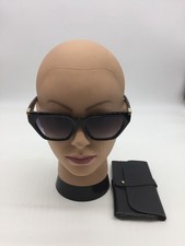 Tiffany Co. Women's Black Frame Designer Sunglasses 50-20-140 Blue Lenses