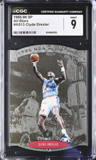 1995-96 Michael Jordan Clyde SP Die cut CGC 9 Rare AS13