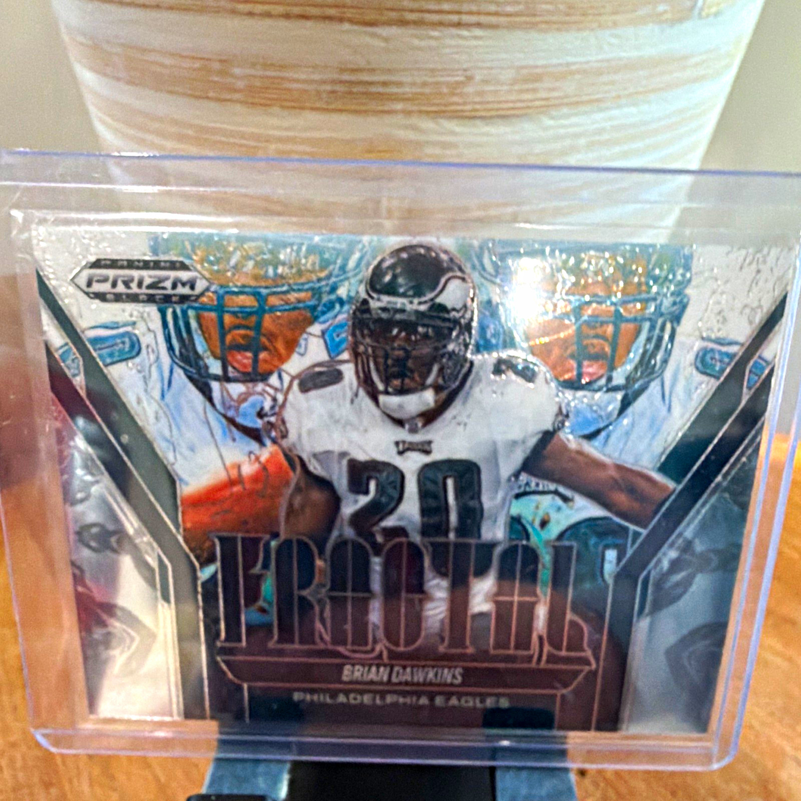 Panini 2025 Prizm Black Football Protol Insert Brian Dawkins #1 Eagles
