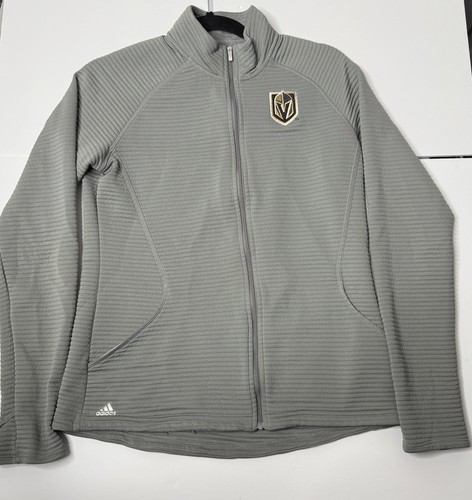 Adidas Embroidered Vegas Golden Knights Zippered Jacket Coat Mens Medium (Read)